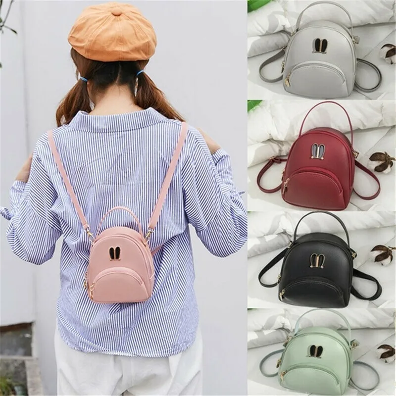 

Girls Lovely Cute Cartoon Rabbit Messenger Baby Girl Children Shoulder Bags Kids Fashion Handbag Casual Travel PU Backpacks