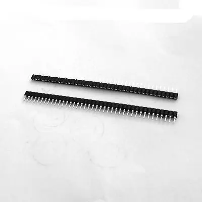 

50Pcs Single Row 40Pin 2.54mm Round Female Pin Header diy electronics