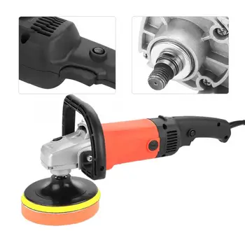 

1400W Heavy Duty Electric Car Polisher Polishing Machine Buffer Sander 6 Variable Speed Brand New Car Accessories