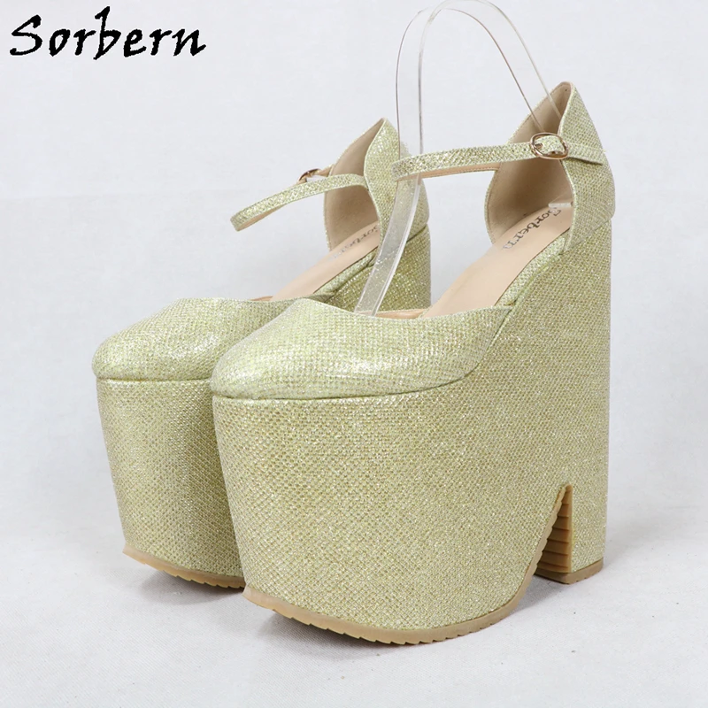 sorbern gold wedge pump shoes01
