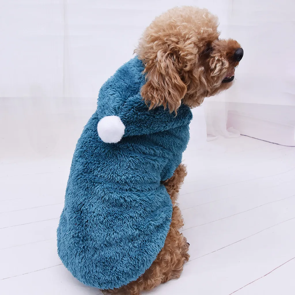 Толстовка с капюшоном для собак из мультфильма; зимняя одежда для собак; пальто для собак; куртка из хлопка; двухногая теплая одежда для собак; одежда для домашних животных