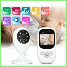 CDYCAM 2,4 дюймов Беспроводной Детский монитор с камерой детское радио няня цифровое видео ночное видение температура дисплей радио