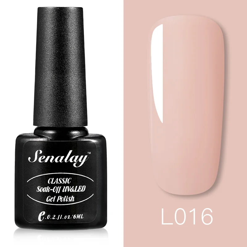RE12-L016 SENALAY Гель-лак для ногтей, Лаки, основа, верхнее покрытие, Полупостоянный УФ светодиодный гель для ногтей, маникюрный набор для ногтей - Цвет: RE12-L016