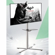 DL-ST3M 2"-65" Мобильный ТВ тележки жк плазменный пол стенд-тележка дисплей стеллаж с колесом из нержавеющей стали х Форма База 35 кг 400X400
