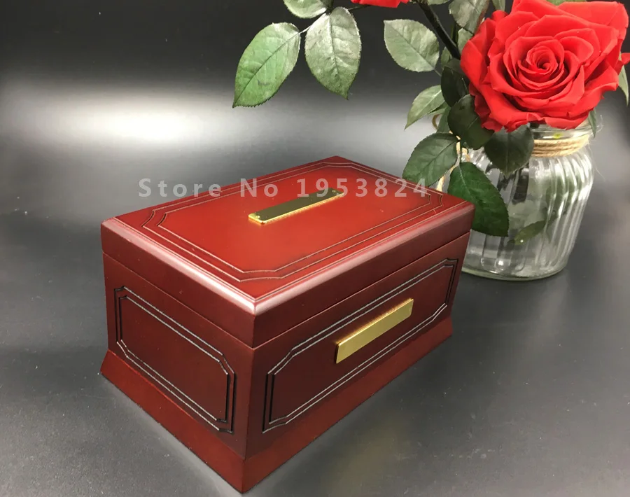 18 Tones Edition Lilium Music Box Elfen Lied Original Wooden Beech Solid Wood Lilium Music Boxes for Love Girl Christmas Gift