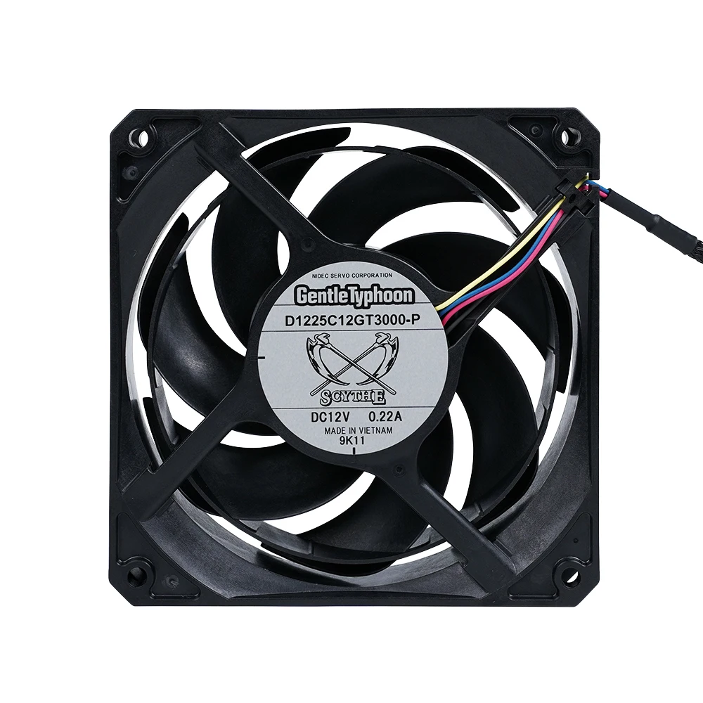 SCYTHE нежный Тайфун GT1850 2150 PWM GT3000 компьютер чехол вентилятор покрытый провод 12 см 4pin
