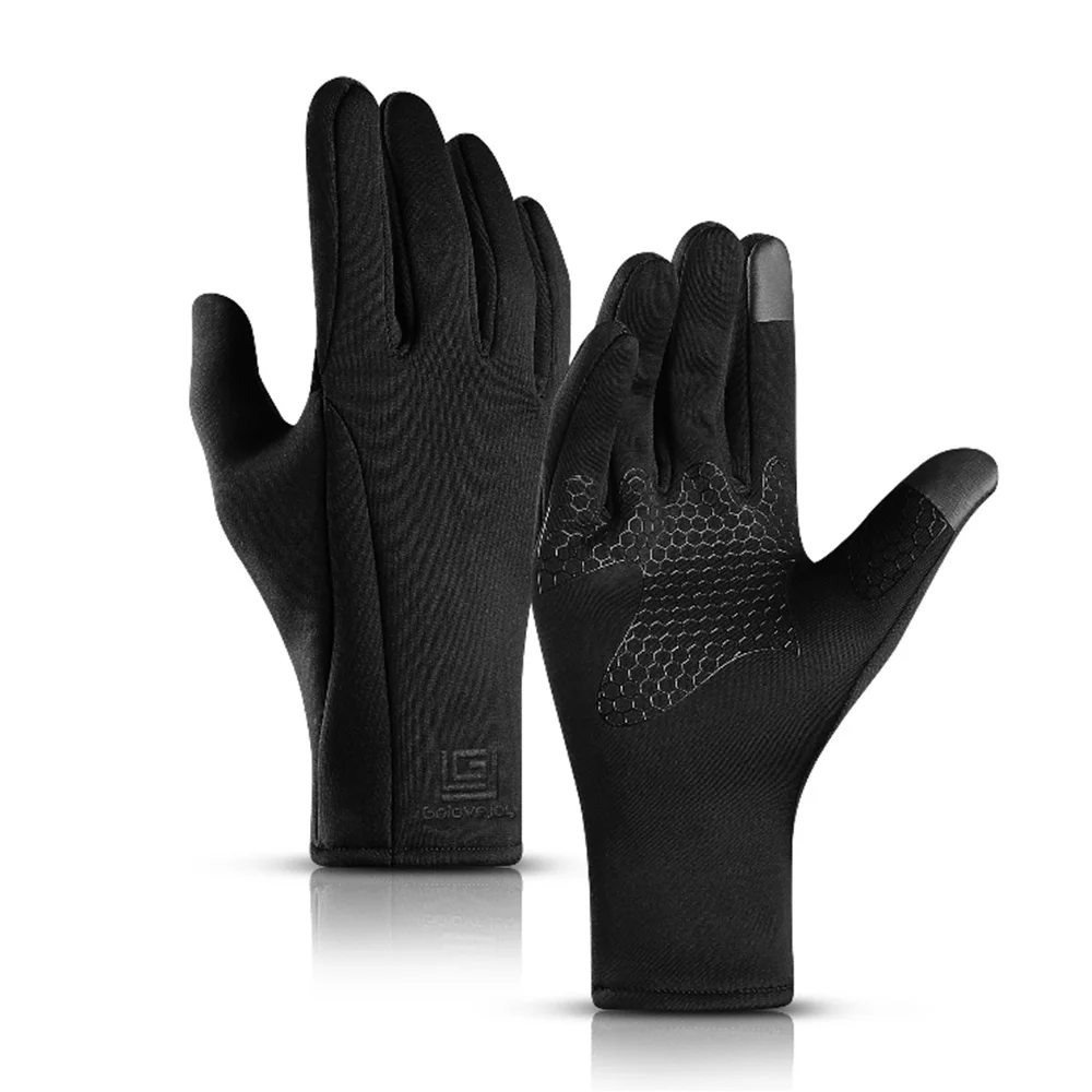 [AETRENDS] спортивные перчатки для бега, компрессионные, легкие, ветрозащитные, противоскользящие, с сенсорным экраном, теплые, с подкладкой, для езды на велосипеде, рабочие перчатки, O-0022