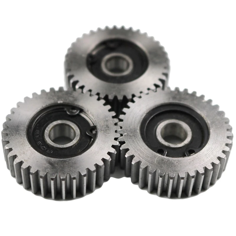 Motor Gear Transmission Gear Electric Bike Gear 3 Pieces Gear Diameter 38 Mm 36 Tooth steel gear Thickness 12 Mm Electric Vehicle Steel Gear gee Pressure Angle