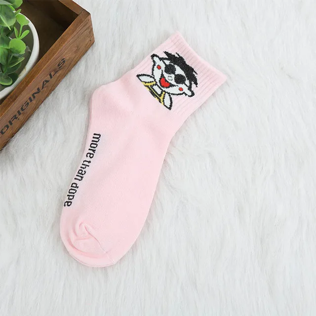 Fashion Cartoon Character Cute Short Socks Women Harajuku Cute Patterend Ankle Socks Hipster Skatebord Ankle Funny Socks Female - Цвет: 23