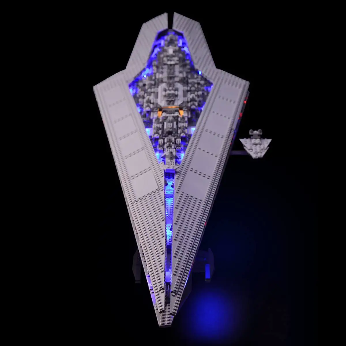 Only LED Light Kit for 10221 for Super Star Destroyer Wars Building Model Blocks Toy (Only LED Light & Battery Box Included)