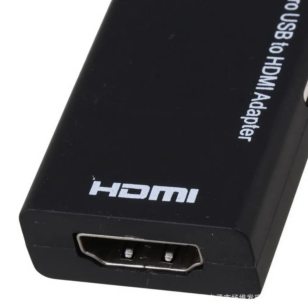 Portable Small Size MHL Micro USB Male to HDMI Female Adapter Cable for Android Smartphone& Tablet Black