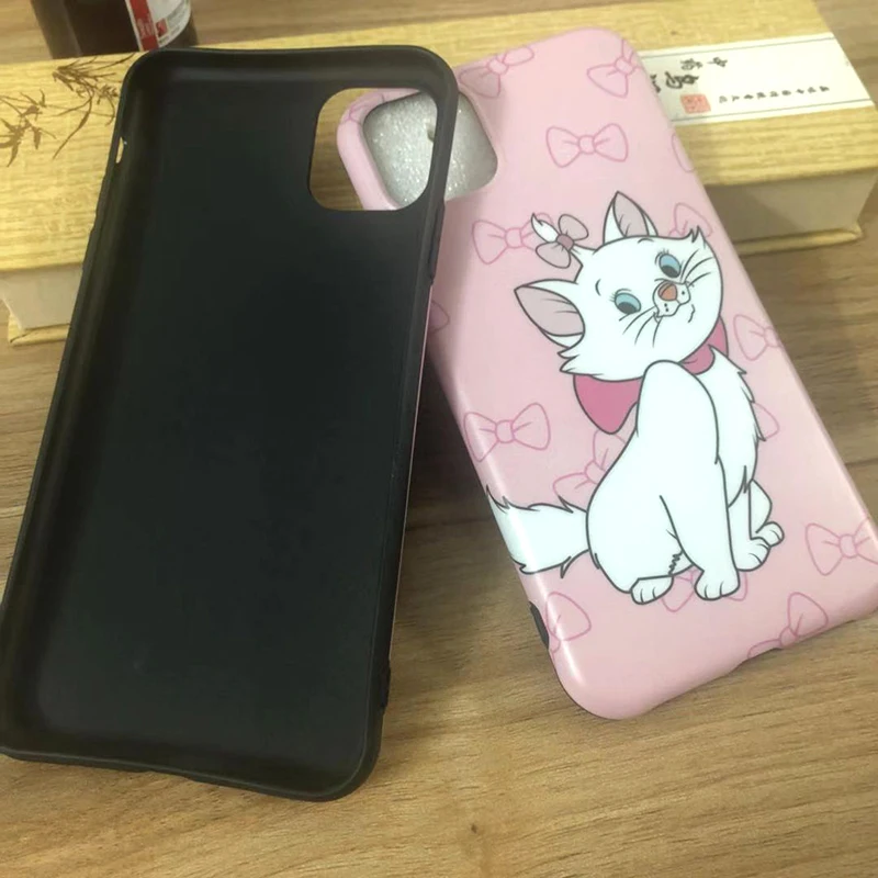 Забавные милые чехлы для телефонов с рисунком кошка Мэри для iPhone 11 pro Max 11Pro 11ProMax 11 забавная мягкая задняя крышка из ТПУ