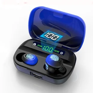 

New F9 f9-5 with battery display digital display touch wireless TWS5.0 binaural Bluetooth headset (support wholesale)