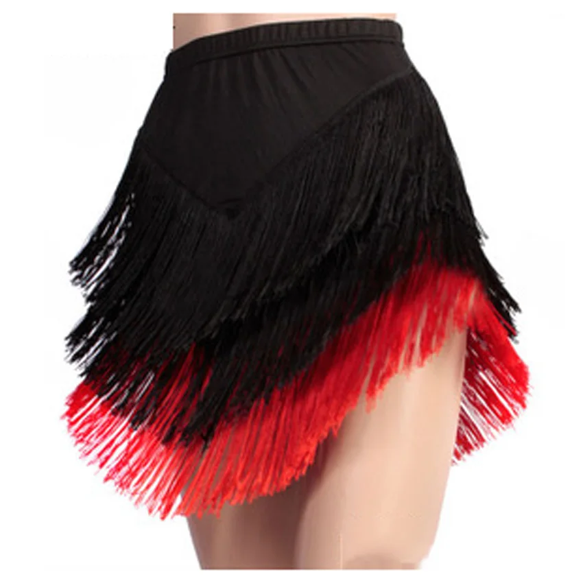 Women Latin Dancing Tassel Dance Skirt Ballroom Jazz Chacha Tango Ballroom Dancewear Girls Elegant Stage Wear Performance dance dress,dance skirt