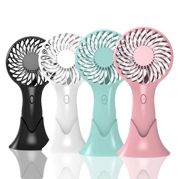 

Mini Handheld Fan Portable Summer Rechargeable USB 3-Gear Speed Adjustable
