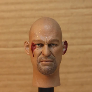 

America Star Male Head Sculpt Accessory Stone Cold Steve Austin Head Model Toys for 12'' HT Action Figure Body Collectible 1/6