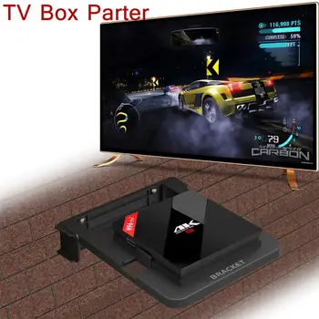 

Universal TV Box Stand Mount TV Top Box Wall Holder Mount Set DVD Router Bracket Foldable TV Box Bracket for H96 Pro r30