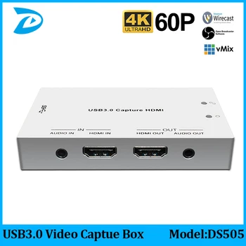 

Game Capture HDMI Input 4K Plus USB Capture Dongle Support HDMI 2.0, 4Kp60 input OBS/vMix/Wirecast/Xsplit