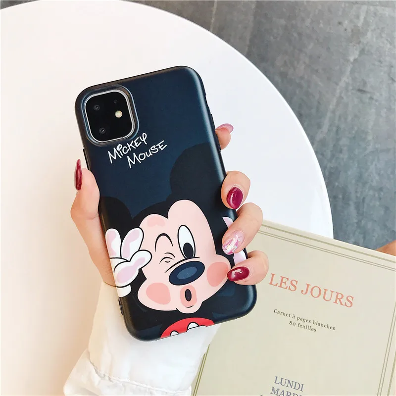 Ourpho мягкий imd чехол для телефона iphone Xs Max 11Pro с мультяшным рисунком 6 7 8 plus милый