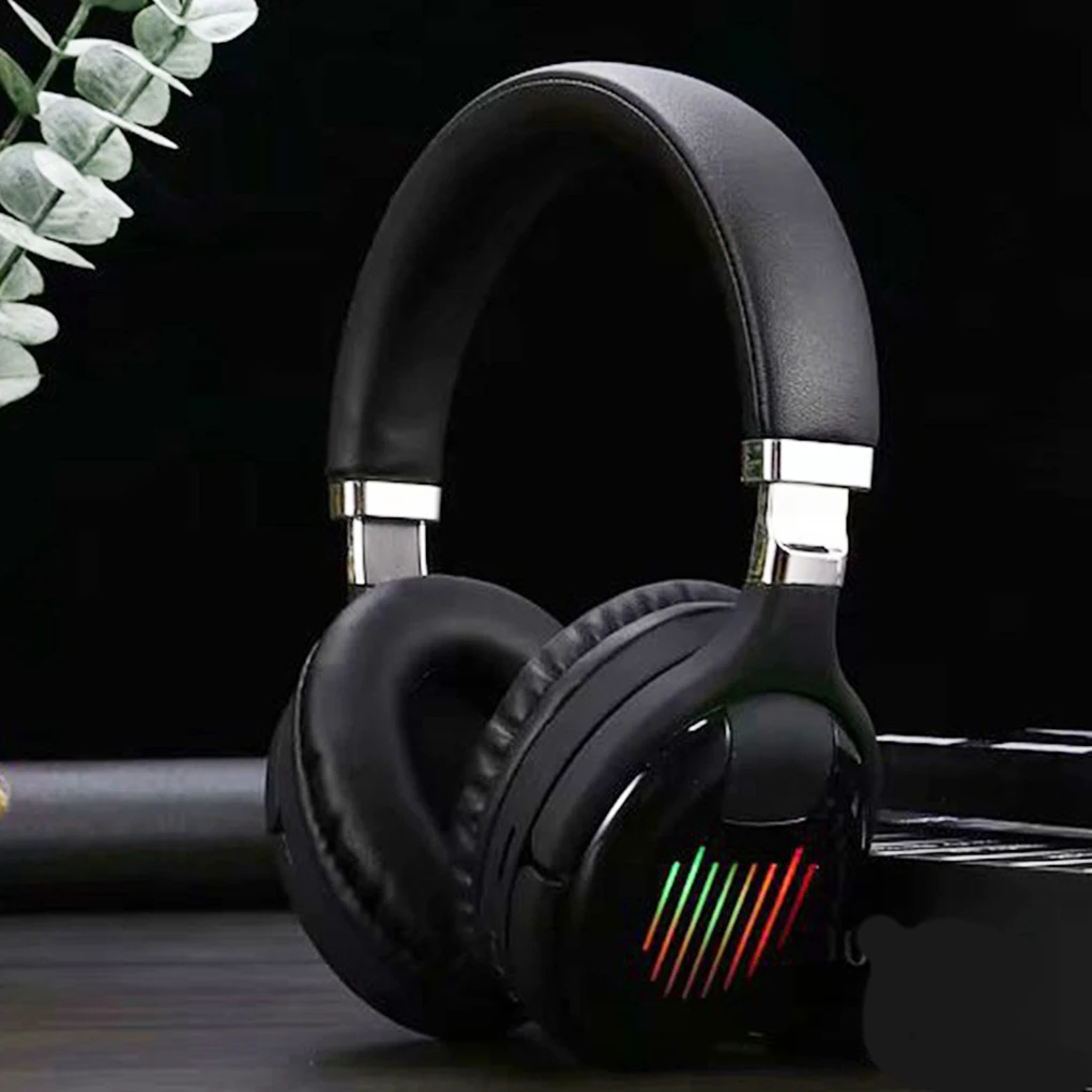 Складные беспроводные наушники 3D стерео Bluetooth-совместимые со слотом для SD-карты