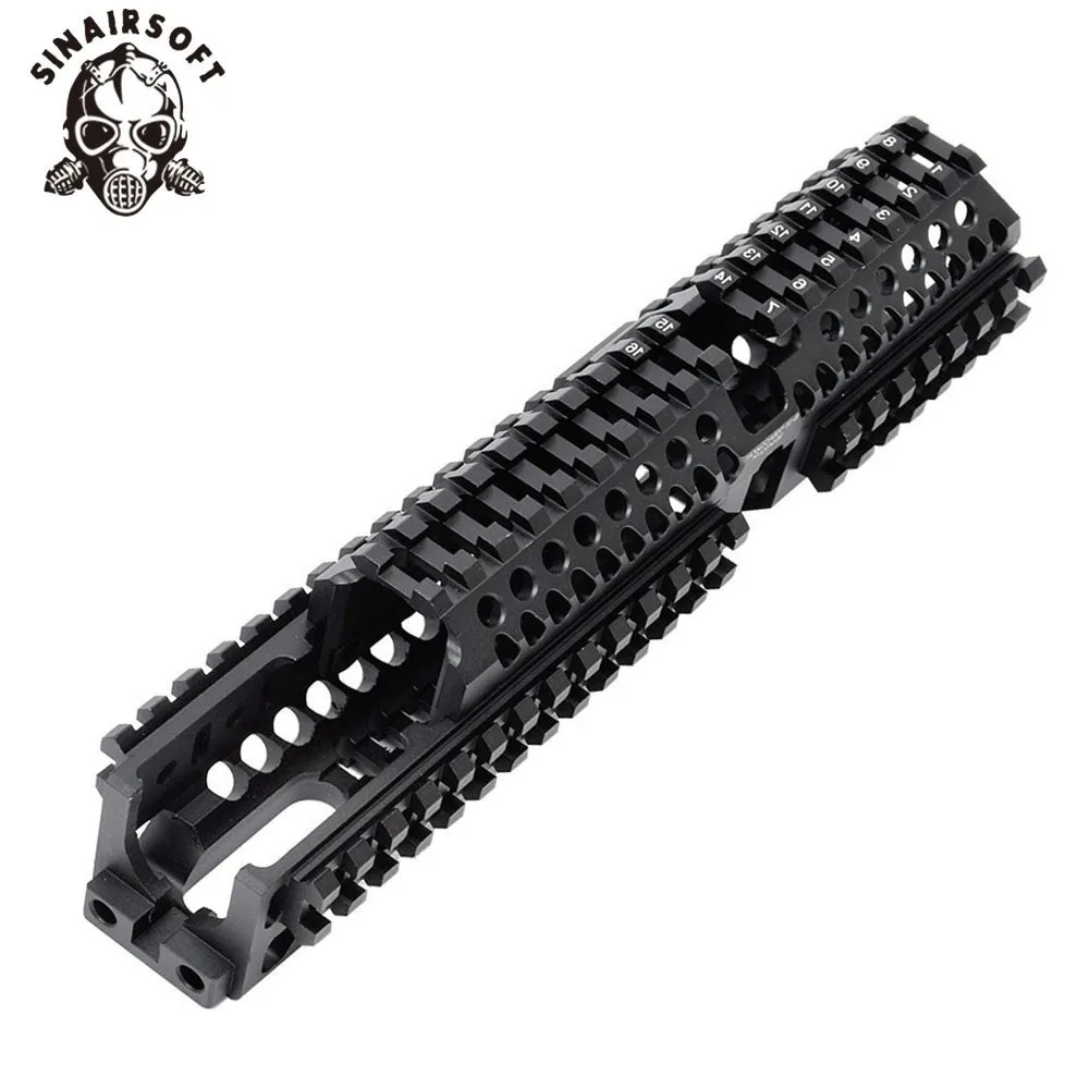 AK 47 Тактический Quad Rail Пикатинни Handguard системы ЧПУ алюминий полная длина тактический для АК AEG/GBB винтовки B30 B31