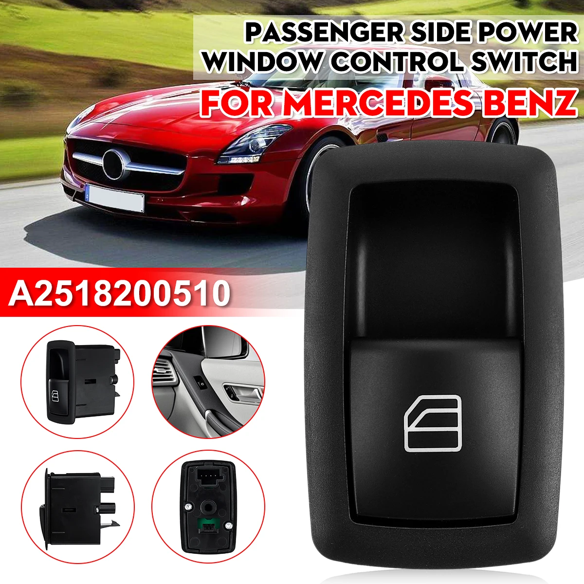 Пассажирский боковое окно переключатель управления A2518200510 для Mercedes/Benz A B M R GL класс W251 W169 W245 X164 W164
