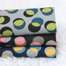 Половина ярда утолщаются Чистый хлопок ткань с Северной Европы талазит печати ручной работы DIY мешок одежды ткань T1157