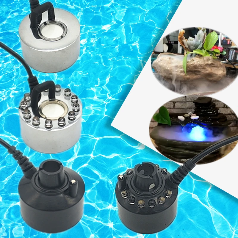 

Ultrasonic atomizer, water mist making machine, suitable for aquarium, fish tank, rockery pool, bonsai decoration spray machine