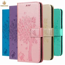 Kabartmalı deri Flip Case Huawei onur 7A 7C 8C 8X 6A 6X 9A 9C 9S X10 Lite V20 30 Pro lüks cüzdan kart yuvaları standı kapak