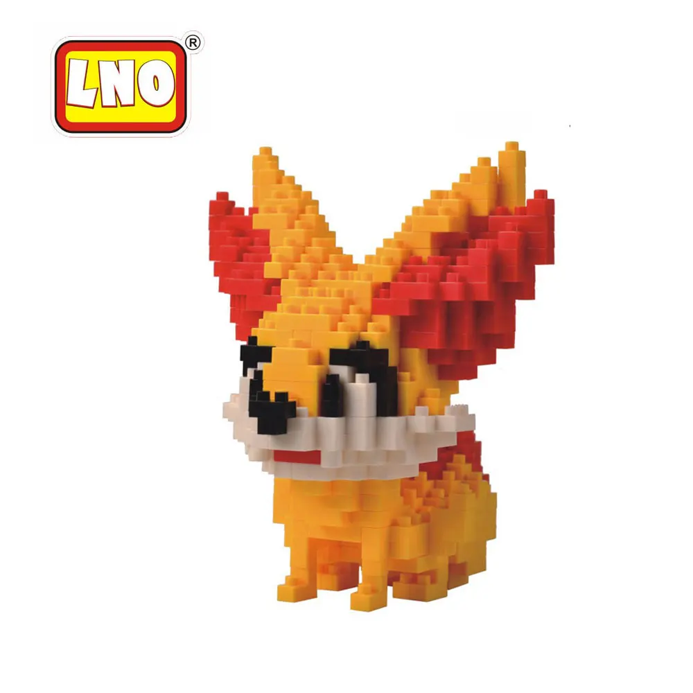 LNO микро блоки фигурки каваи 3D пикачу японского аниме мультфильм пластиковые строительные кирпичи игра DIY модель обучающие игрушки - Цвет: 235 without box