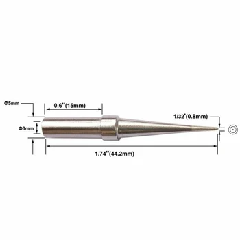 

6pcs Weller ET Soldering Iron Replacement Tips Set WE1010NA WESD51 WES50/51 Soldering Iron(ETC、ETO、ETS、ETL、ETCC、ETU)