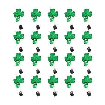 

Clover Beard Clip Decorative Beard Hair Ornaments Beard Baubles Party Costume Supplies Clip for Hanging Ornament Irish Festival