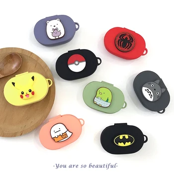 

Cartoon Earphone Case for Redmi Airdots Cover with Hook Protection Frame For XiaoMi Airdots Earphone Cases