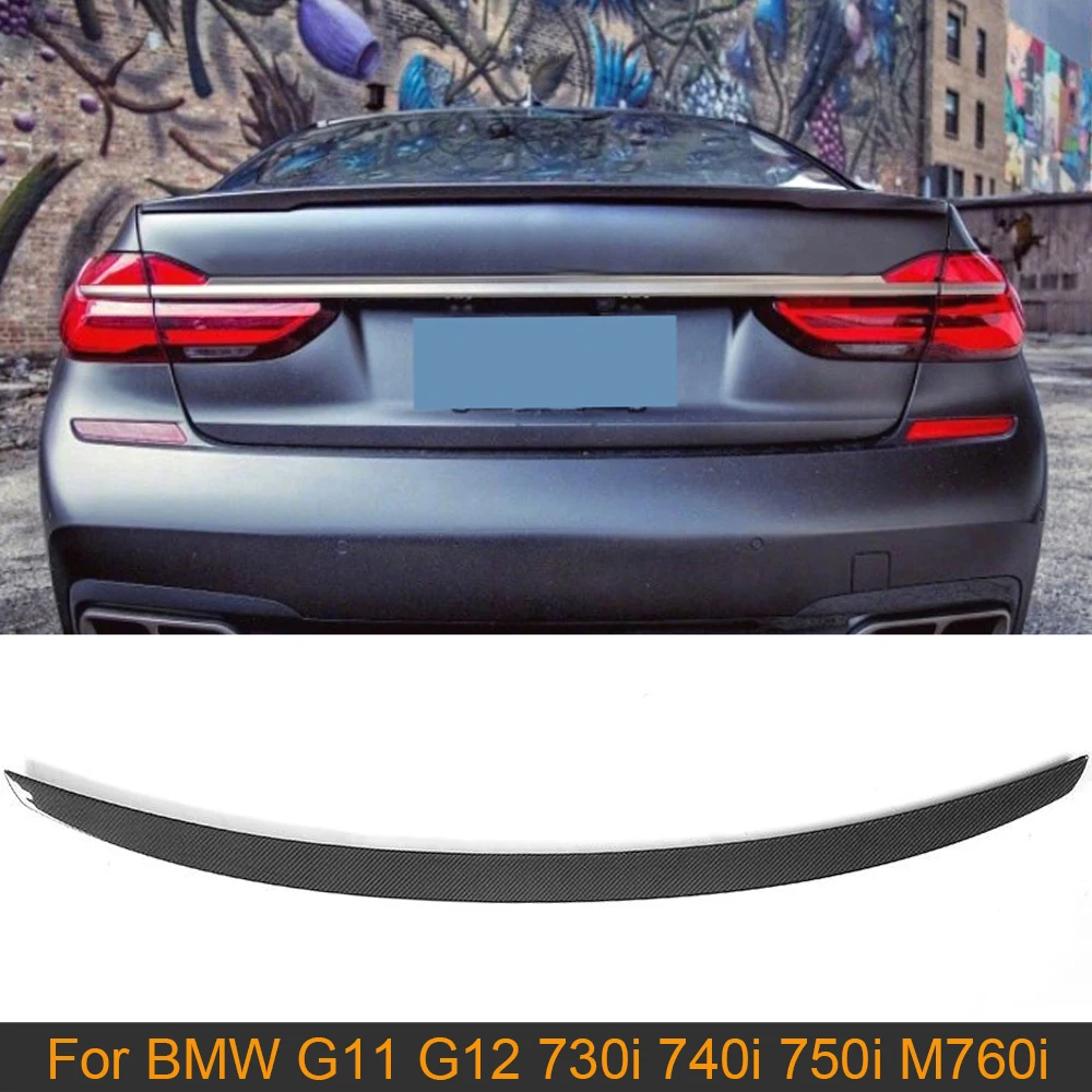 Углеродное волокно автомобиль спойлер заднего багажника крыла для BMW серий 7 G11 G12