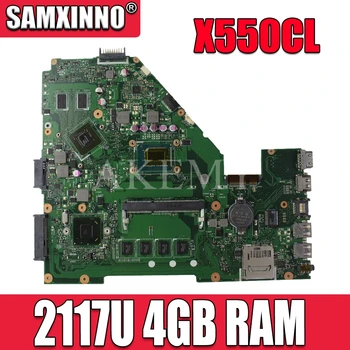 

For Asus R510C Y581C X550C X550CL X550CC X552C laptop motherboard tested 100% work original mainboard 1007U/2117U CPU 4G