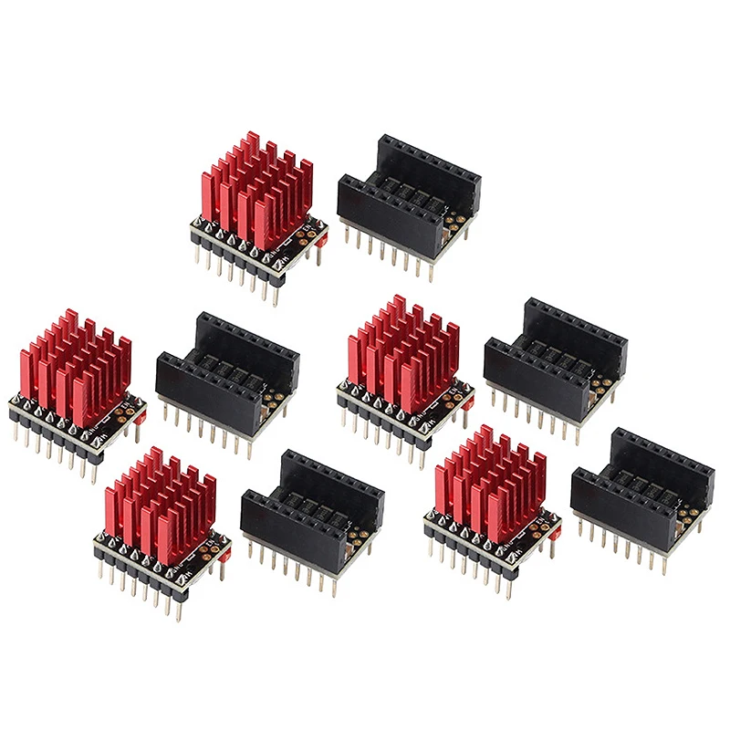 3d принтер TMC2208 Драйвер шагового двигателя+ Встроенный зачистки x5PCS 256 отдел