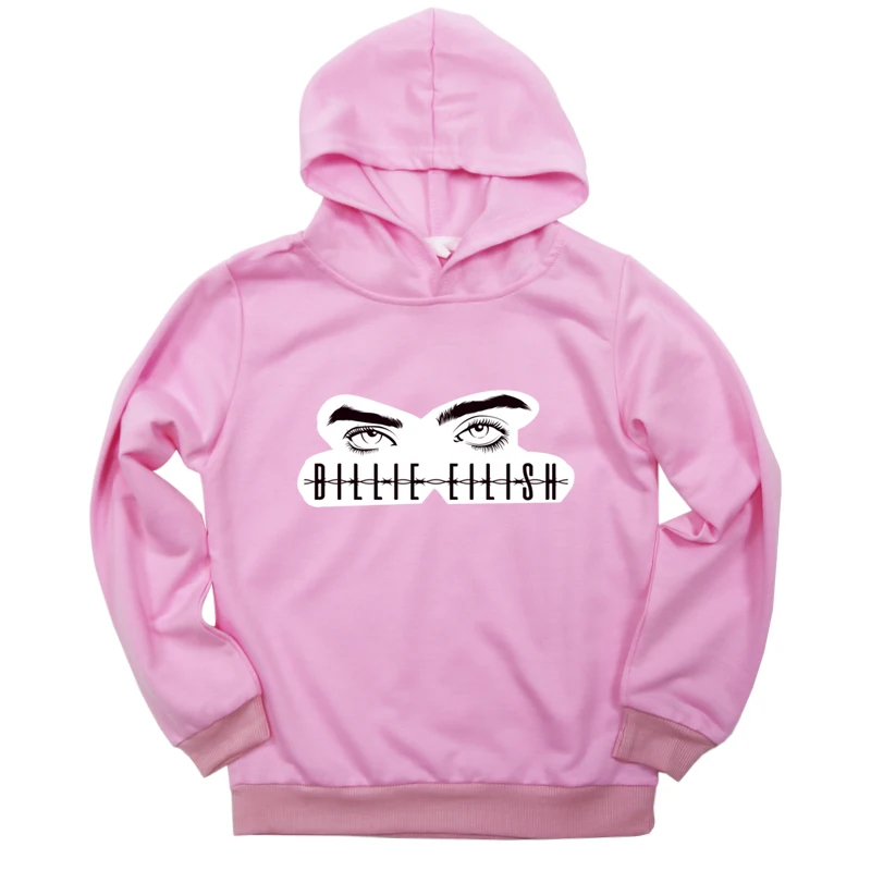 Hoodies 5 Толстовки с капюшоном для мальчиков и девочек; модная Толстовка с принтом Билли эйлиш; хлопковая Повседневная Спортивная Толстовка для маленьких мальчиков; сезон весна-осень - Цвет: Hoodies 5