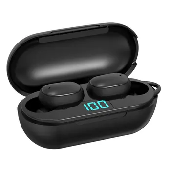 

H6 Wireless 5.0 Earphone with Digital Display Sports Headset In-ear Earphones Mini Wireless Earphones