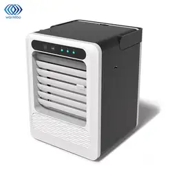 Портативный мини USB кондиционер-охладитель охлаждающий увлажнитель воздуха 3 зубчатый вентилятор для дома Емкость резервуара для воды 1,0-2,5