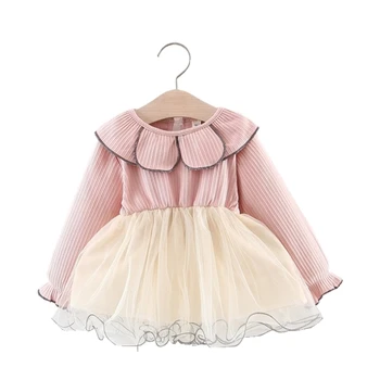 

Infant Clothing For Baby Girl Dress Costume Toddler Long Sleeve Cotton Vestidos Newborn Gauze Princess Dress Kids Casual Dresses