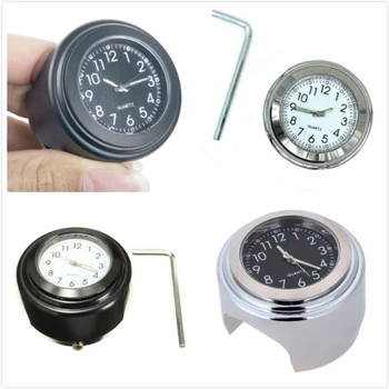 

New 7/8" Universal Motorcycle Handlebar Watch Bike Hand Grip Bar Mount Dial Clock Watch Waterproof For Scooter Bicycle Motor ATV