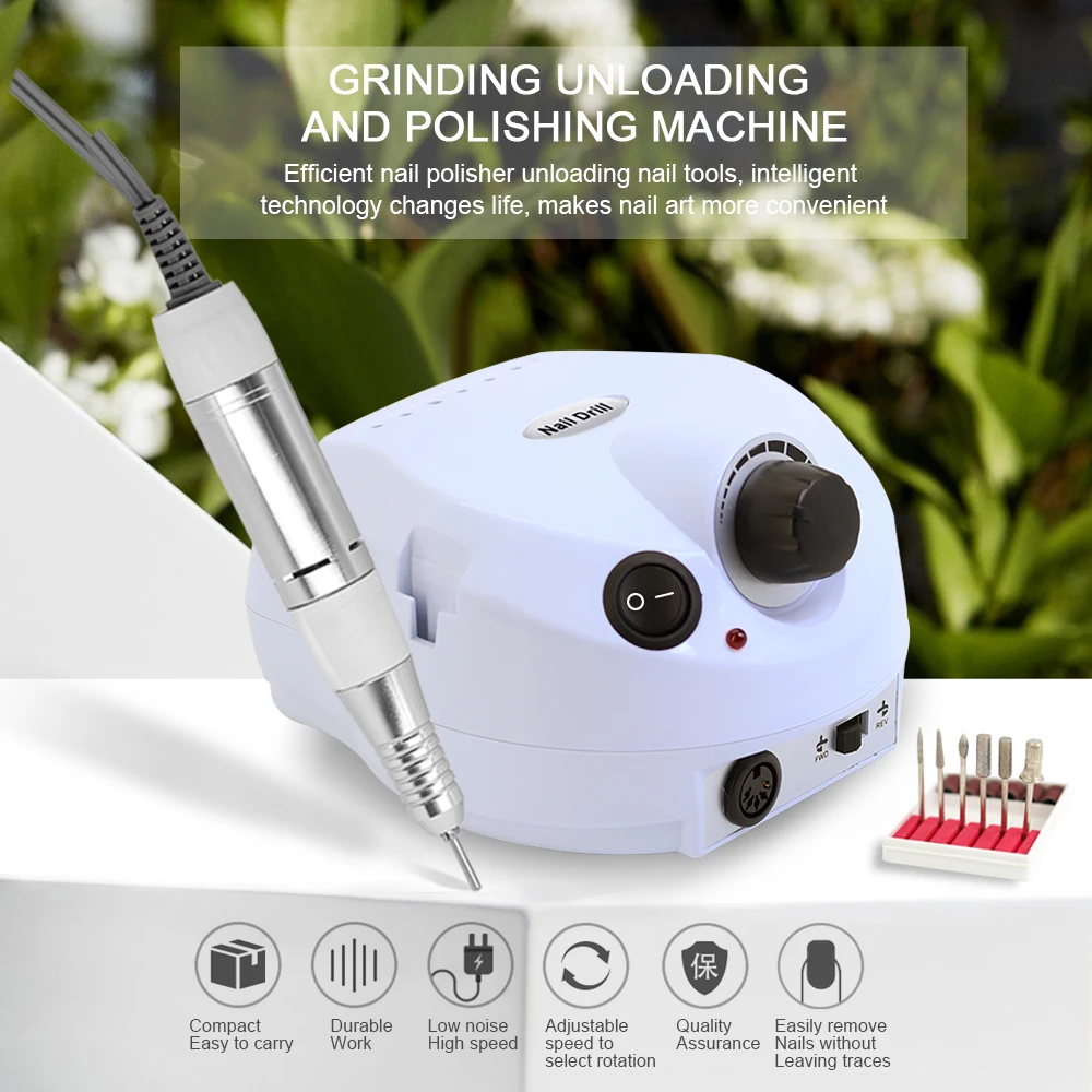 

Профессиональная электрическая машинка для полировки ногтей, 15 Вт, 35000 об/мин, с европейской вилкой, набор инструментов для маникюра и педикюра, шлифовальный станок для дизайна ногтей