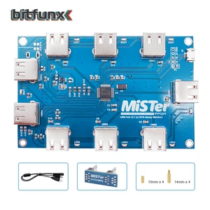 Image 1 - Bitfunx Manual welding MisTer USB Hub v2.1 board For MisTer FPGA 7 USB Ports