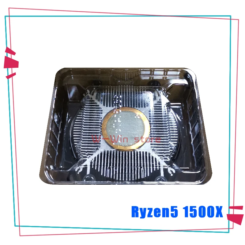 Процессор AMD Ryzen 5 1500X R5 1500X3,5 ГГц четырехъядерный Восьмиядерный процессор L3 = 16 м 65 Вт YD150XBBM4GAE разъем AM4 с вентилятором кулера
