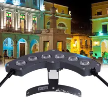 2 шт. полумесяц лампа 6 Вт Светодиодный светильник с яркой крышей виллы Открытый водонепроницаемый древнее здание кривой парк пейзаж гофрированный светильник