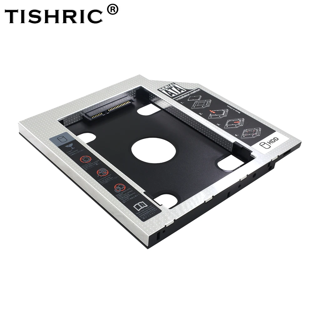 HDD Caddy Aluminum SATA 3.0 2.5" SSD CD DVD to HDD Enclosure