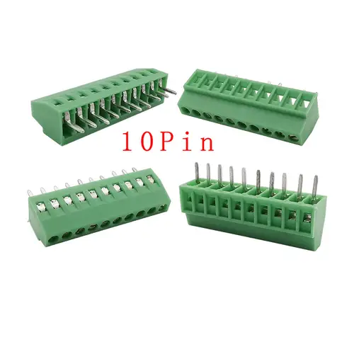 2.54mm/0.1" Pitch PCB Screw Terminal Block Connector 2P 3P 4P 5P 6P 7P 8P 9P 10P 12P 16Pin Terminals 150V 6A for 26-18AWG Cable - Image 8
