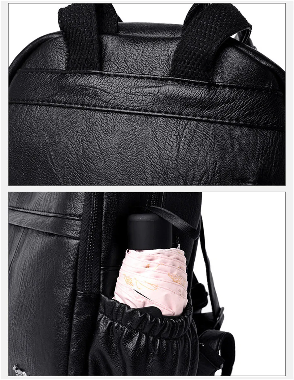 Женский рюкзак для девочек Mochila Feminina Повседневный женский кожаный рюкзак женская сумка на плечо Sac A Dos Femme дорожная сумка