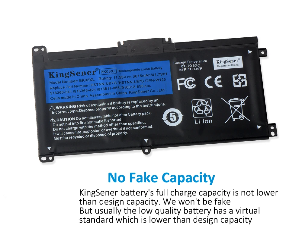 Kingsener-bateria para Modelos Bk03xl hp Pavilion X360 14 14m 14m 14-ba033tx 14-ba001ns Baterias p/ laptop - Imagem 2