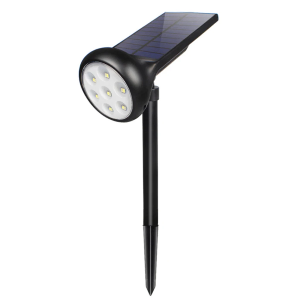 7 светодиодный светильник для дорожки безопасный светильник на солнечных батареях круглая лужайка пластиковая красочная декоративная Водонепроницаемая уличная патио